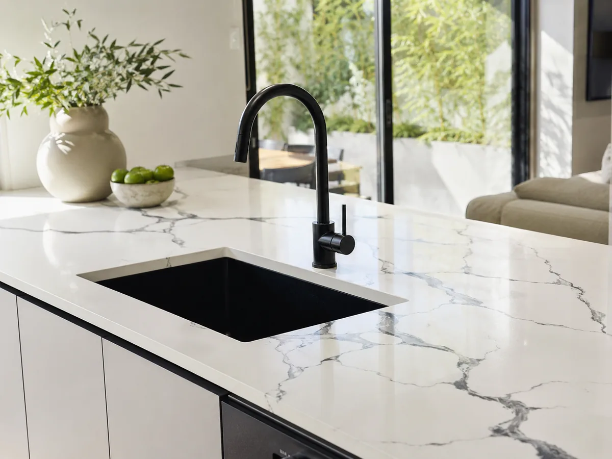 Protected kitchen benchtop surface